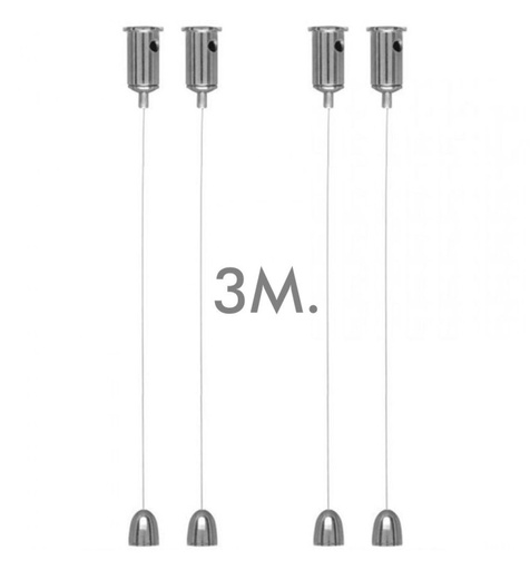 [3300] Kit De Suspensin Luminaria LED - 3 Metros