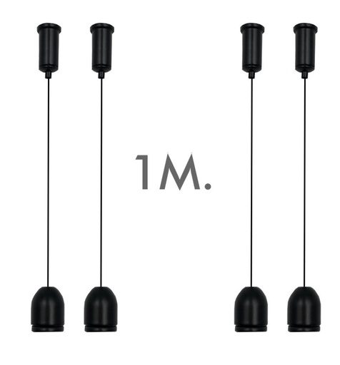 [3301] Kit de suspension negro
