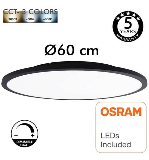 [pf8126-cct] Plafon LED Superficie 40W DIMABLE - cct