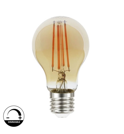 [A60DIM8W] Bombilla LED Filamento 8W E27 A60 - DIMABLE