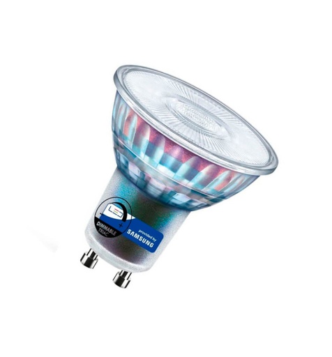 [gu10-nd6w-3] Dicroica LED 6W SAMSUNG GU10 GLASS 3000k