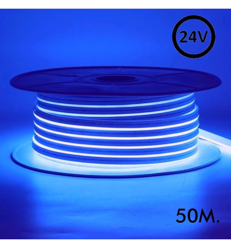 [neonac] Neon 24v 50m/rollo azul cielo