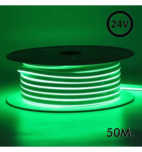 [neonv] Neon 24v 50m/rollo verde
