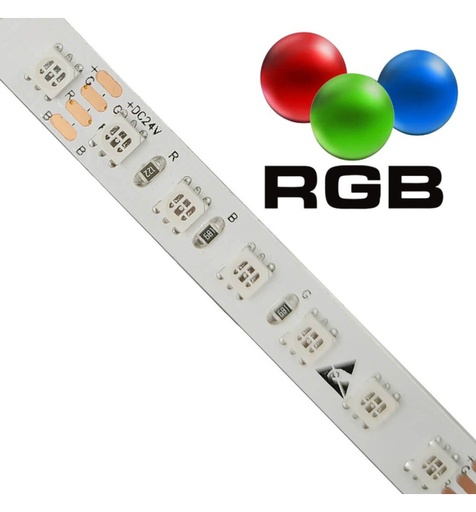 [sp120d15w-rgb] Tira LED 24V RGB | 120xLED/m | 5m | SMD3535 |560L