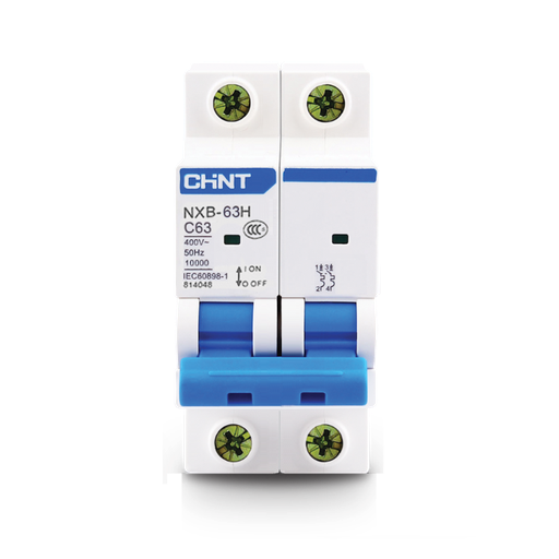 [NXB-63-2-40C] Interruptor magnetotérmico. 2 módulos. Curva C 6kA. 2P